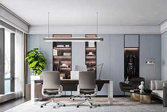 淮安轻奢风格-书房