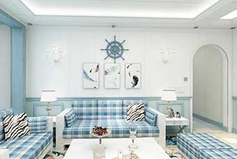 淮安地中海风格-客厅