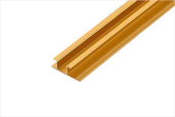 淮安航空纤维墙咔铝合金带灯中条(钛金氧化)