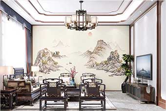 淮安森佰汇航空纤维墙咔（巴山蜀水）